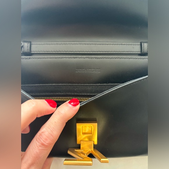 Zadig & Voltaire ZV Initiale shoulder/crossbody leather bag - Picture 4 of 6